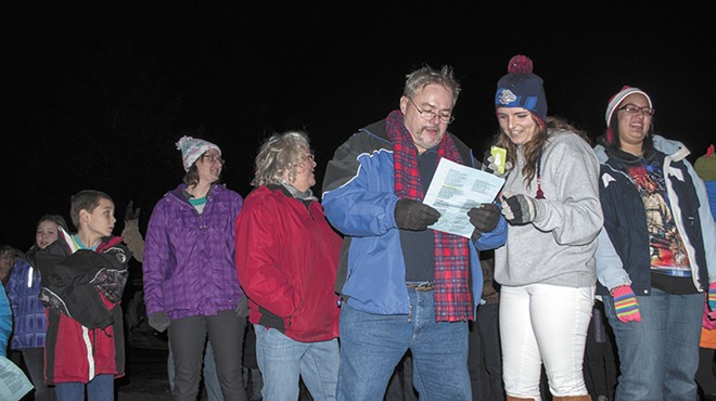 A-wassailing in Airway Heights
