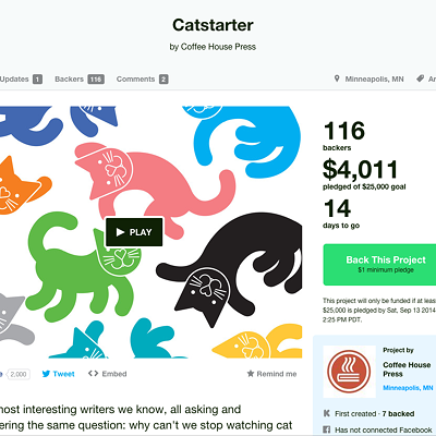 CAT FRIDAY: Cats on Kickstarter