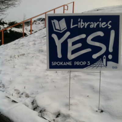 CITY HALL EYEBALL: A highly organized pro-Spokane Library campaign