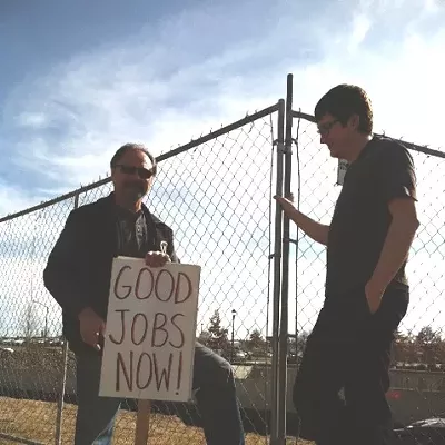 Image: CITY HALL EYEBALL: Jobs rally happens on time, jobs bill does not