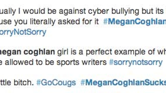Cougs win and still embarrass themselves with #MeganCoghlanSucks