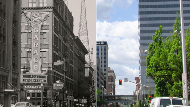 Downtown on Sprague Avenue, past and present