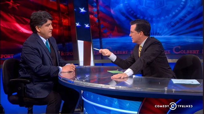 Image: ICYMI: Sherman Alexie and Stephen Colbert want you to #Cut Down The Amazon