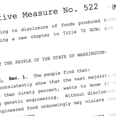 Early results show state GMO labeling initiative failing