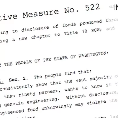 Image: Early results show state GMO labeling initiative failing