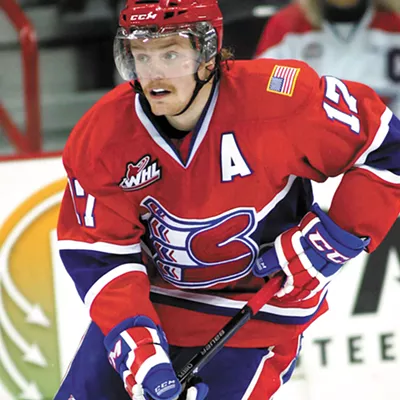 Image: Mitch Holmberg becomes the Spokane Chiefs' top career goal-scorer