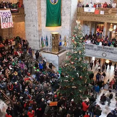 Image: Occupy Olympia snarls special session (with added snark)