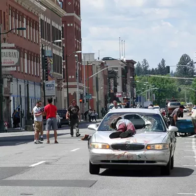 Image: On the scene of Z Nation filming downtown