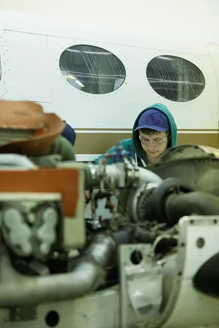Image: SCC Aviation Maintenance Training Program