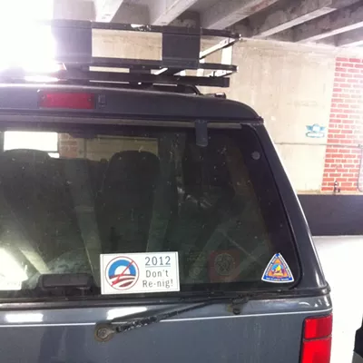 Image: SEEN IN SPOKANE: Sport Utility Racism!