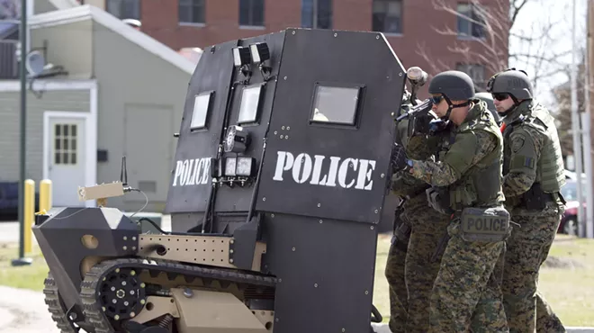 Image: Spokane sheriff: police militarization a "myth"