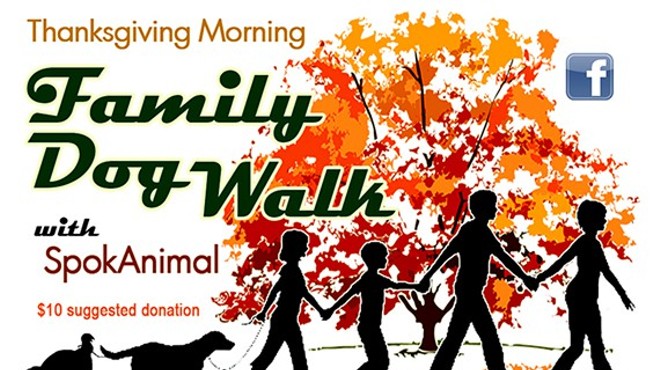 Thanksgiving Morning Family Dog Walk