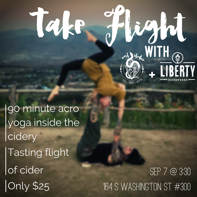 Acro Yoga + Flight of Cider