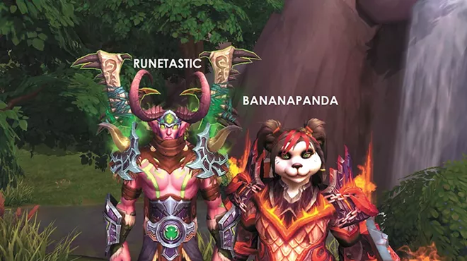Image: They met online playing World of Warcraft while living across the country from each other, and just &#10;celebrated their first wedding anniversary