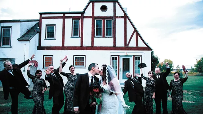 Image: An after-hours visit to a haunted mansion in Montana was just the beginning of their romance