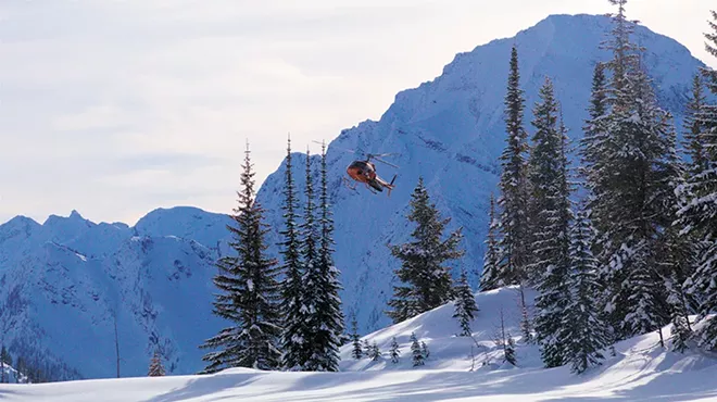 Image: A first-timer's heli skiing trip proves full of stunning memories