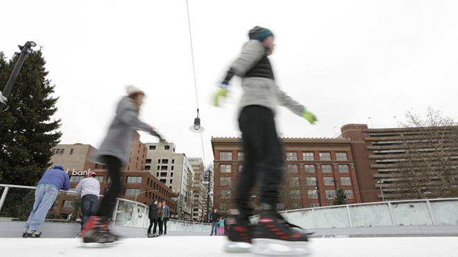 The 'honeymoon' is over: Daily attendance at Riverfront Park's ice ribbon drops by 57 percent this winter