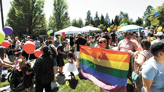 Image: The Spokane Public Library remains open to homeless patrons and drag queens - and months of controversy