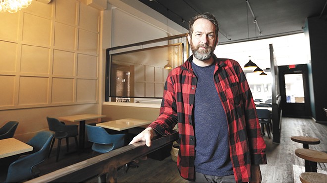 Fine art and the art of cooking are themes of chef Tony Brown's new restaurant Eyvind, while the rustic Northwest inspires sister project, Hunt
