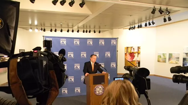 Image: Mayor David Condon announces reorganization of Spokane city government