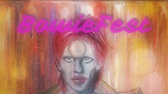 BowieFest 2016 feat. Automatic Shoes vocalist Matthew Hughes, the ethereal duo, Stardust, Jan Francisco, members of the Camaros, DJ Pauliday