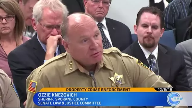 Image: Sheriff Knezovich blasts suggestion that he shares blame for Spokane County's high property crime rate