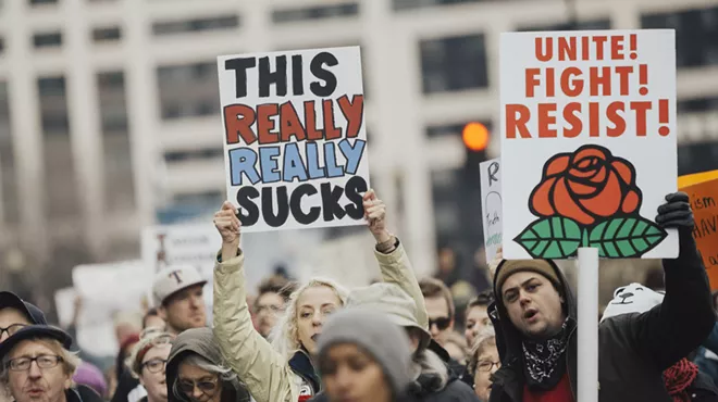 Image: Scenes from Trump's inauguration and protests in Washington, D.C.