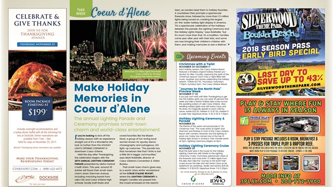 Make Holiday Memories in Coeur d'Alene