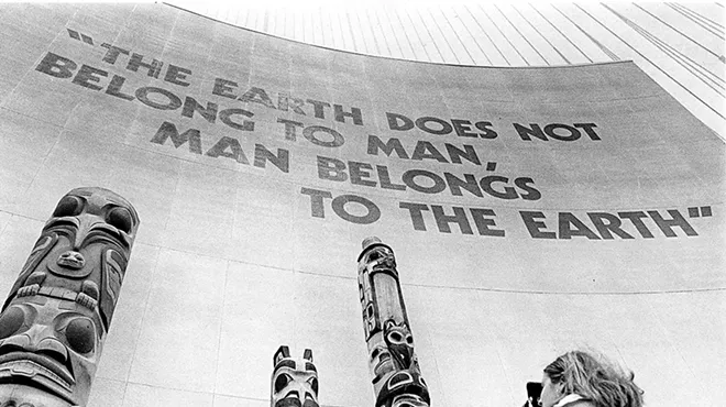 Image: Who Really Said "Man Belongs to the Earth"?
