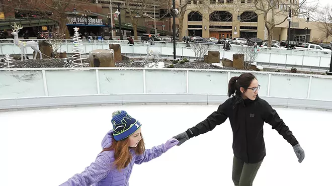 Image: Riverfront Park's ice ribbon blows away expectations — how to enjoy your visit