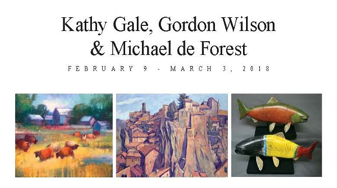 Kathy Gale, Gordon Wilson & Michael De Forest