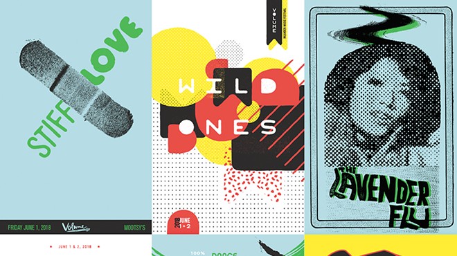 This year, Volume showcases design and music with its poster show
