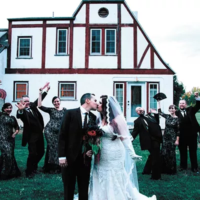 Image: An after-hours visit to a haunted mansion in Montana was just the beginning of their romance