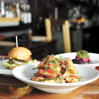 Image: Sante Restaurant is reborn as Smoke & Mirrors Saloon, with a protein-forward menu of shareables, burgers and more