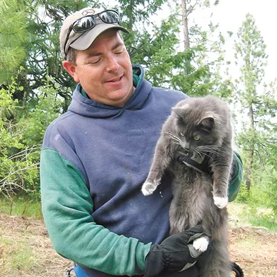 Image: Call this Spokane man for help if your cat gets stuck in a tree