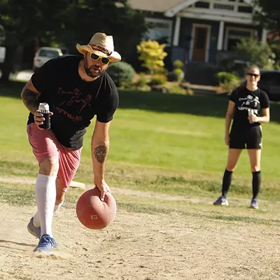 Image: A League of Their Own: Having a ball with the Bigfoot Kickball league