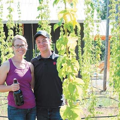 A North Idaho couple is creating the area's first farm-based brewery using grains grown on their Rathdrum farm