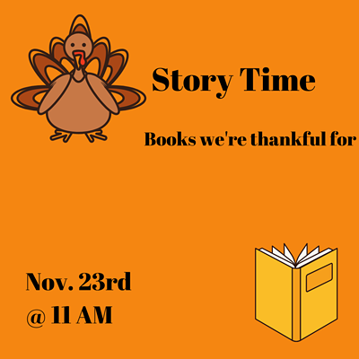 Storytime: Books We're Thankful For
