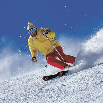 Image: The Red Dog Squad: You'll find them carving up the mountain at Lookout Pass