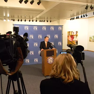 Image: Mayor David Condon announces reorganization of Spokane city government