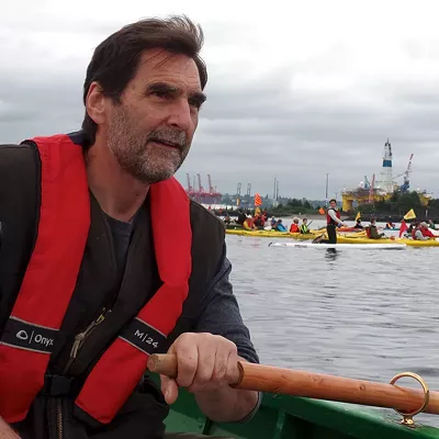 Image: Why one climate change activist wants you to stand in front of oil trains