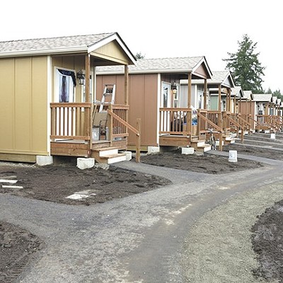 Tiny houses in Spokane, tiny hands win primaries, and headlines of the day