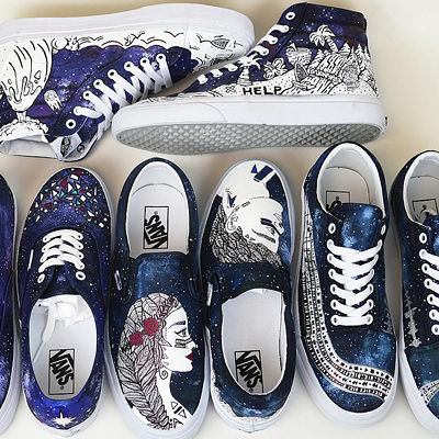 Central Valley High's art program could win big money for making some very cool shoes