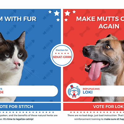 Spokane Humane Society's "Pawlitics" puts twist on election to help pets