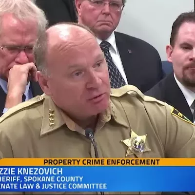 Image: Sheriff Knezovich blasts suggestion that he shares blame for Spokane County's high property crime rate