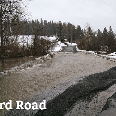 Flooding has drained Spokane County's budget for road repairs