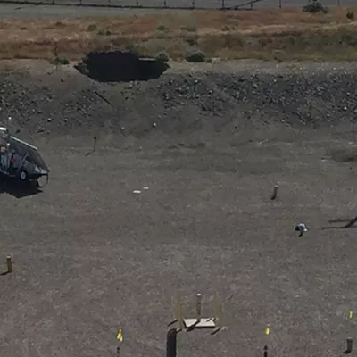 Image: Hanford hole filled with dirt, questions and contradiction over Comey's firing, and morning headlines
