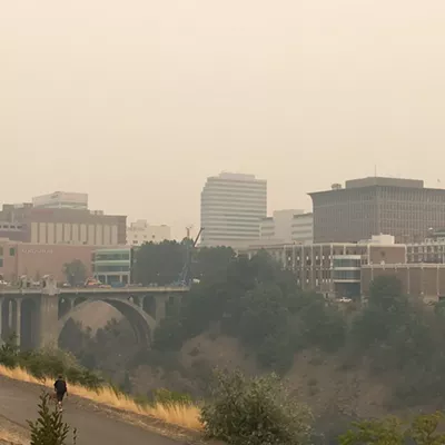 Image: House of Charity encourages folks to come inside, as Spokane air quality is dangerous for all