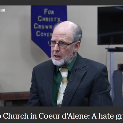 Does this anti-"sodomite," slavery-defending, Holocaust-denying Idaho pastor lead a hate group?