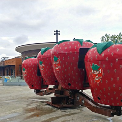 Image: Riverfront Park's Berry-Go-Round Ride has been resurrected on the Skate Ribbon